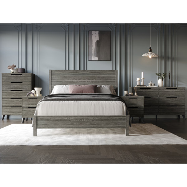 Picture of George Oliver Ihor 5 Piece Bedroom Set & Reviews | Wayfair